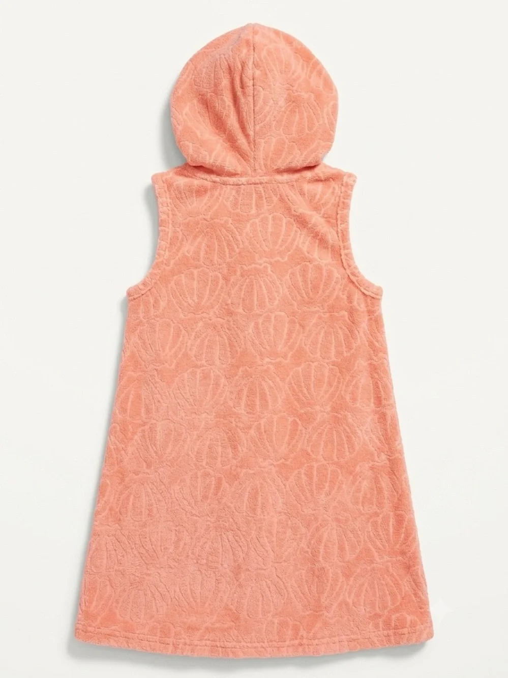 Disney Ariel The Little Mermaid Coral Pink Hooded Swim Cover-Up Dress (Size 4)